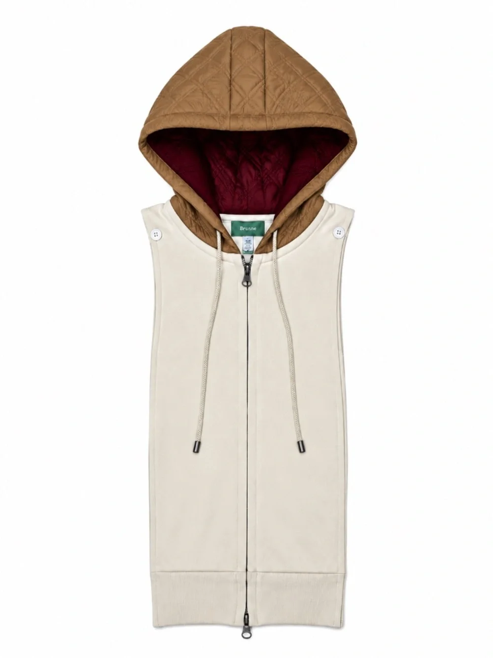 BRUNNE French Terry Puffer Hood Dickey – Compatible with Veronica Beard Blazers